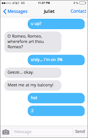 10 Text Message Conversations Between Broadway Characters You Wish Existed Text Messages Drama Ideas Literature Humor