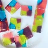 How do you melt candy for stained glass?