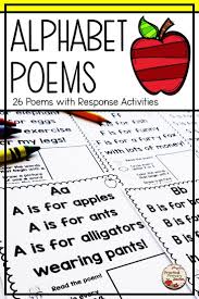Alphabet Poems For Each Letter Great For Kindergarten Or Preschool Students Each Letter Has Alphabet Poem Kindergarten Poems Small Group Reading Instruction