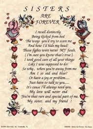 Sisters Are Forever Family Sister Poem Sister Quote I Love My Sister Sister Poem Sisters Forever Quotes Sister Poems Sister Quotes