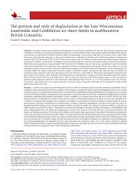 Https Pubs Geoscienceworld Org Cjes Article Pdf 54 1 52 3280492 Cjes 2016 0066 Pdf