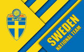 Wikimedia commons has media related to association football logos of sweden. Download Wallpapers Sweden National Football Team 4k Emblem Material Design Blue Yellow Abstraction Swedish Football Association Logo Football Sweden Coat Of Arms For Desktop Free Pictures For Desktop Free