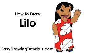 What's the best way to draw a lilo? How To Draw Lilo Lilo Stitch