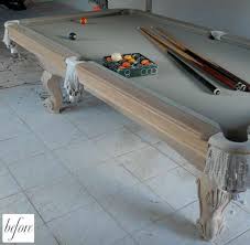 Before After Pool Table Makeover Design Sponge Diy Pool Table Pool Table Room Pool Table Dining Table