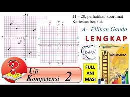 Uji Kompetensi 2 No 1 Sampai 20 Kelas 8 Smp Mts Koordinat Kartesius Bse Mtk Halaman 66 Pilihan Ganda Youtube