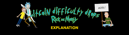A pretty good thesis on the pullback and the outlook from here. Bitcoin Difficulty Drops The End Is Near Rick And Morty Explain Analytics Ihodl Com