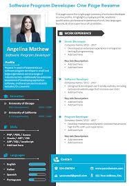 But what type of content should you include? One Page Resume Templates To Make A Good First Impression The Slideteam Blog
