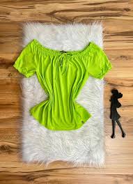 Blusa Camila SB25879 Verde Abacate é na Saia Bella