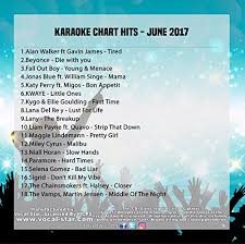 Karaoke 2017 Chart Hits Cdg Cd G Disc 18 Songs On 1 Disc