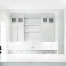 Gray Butler Pantry With Sink Classic House White Marble Countertops Inset Cabinetry