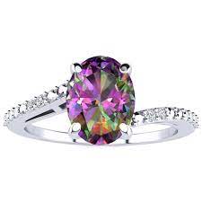 At superjeweler, we offer a variety of mystic topaz rings in styles to suit every taste in rose gold, white gold and yellow gold. Mystic Topaz Mystic Topaz Ring 1ct Oval Shape Mystic Topaz And Diamond Ring In 10k White Gold Superjeweler