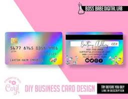 Make your spending work for you with benefits ranging from rewards to comprehensive insurance. Diy Hologram Credit Card Business Cards Boss Babe Digital Lab