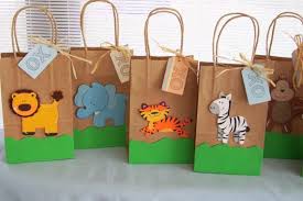 Birthday Party Goodie Bags Zoo Animal Favor Bags Birthday Party Zoo Birthday Party Safari Birthday Party Animal Birthday Party