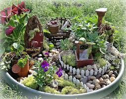 Rustic Red Fairy Garden Kit By Befunky Com Fairy Garden Diy Indoor Fairy Gardens Fairy Garden Containers