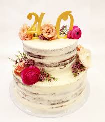 Fresh 40th Birthday Cake For Her A Rustic Cake For A 40th Birthday Buttercream Wedding Cake Cake Rustic Cake