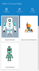 Cute cartoon robot coloring page free printable coloring pages. Robot Coloring Pages Coloring Book For Android Apk Download
