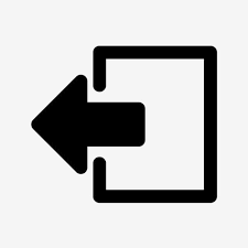 Vector Logout Icon Logout Icons Exit Interface Png And Vector With Transparent Background For Free Download Location Icon Vector Logo Point Words