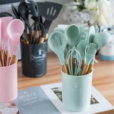 Silicone 12 Piece kitchen Utensils Set Price in Pakistan | Shopylancy.pk