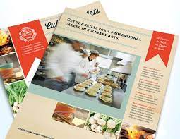 Culinary School Brochure Template Design School Brochure Brochure Design Template Culinary School