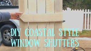 Diy bahama shutters when we first designed our back porch we knew we wanted it to be covered and screened. Diy Coastal Style Window Shutters Youtube