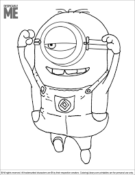 Here are gru, kyle and the orphans margo, agnes and edith. Despicable Me Free Coloring Page Coloring Library