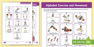 The ideal setup for a 4 day split is 2 days on, 1 day off, 2 days on, 2 days off. Alphabet Exercise And Movement Activity