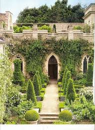Amazing Gothic Garden Wall And Topiary Gothic Garden Beautiful Gardens Dream Garden