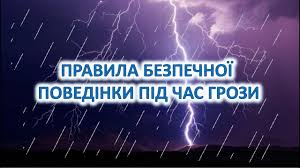 Правила поведінки під час грози (БЖД – Дитина в природному довкіллі) -  YouTube