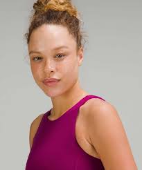 Purple Women's High Neck Muscle Tank Kansas State Wildcats Women's  Purple A-Line Hannah High Neck