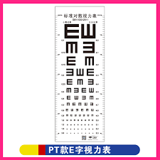 Usd 6 34 Standard Childrens Eye Chart Wall Charts National