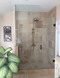 Glass shower doors require constant cleaning to avoid hard water spots, so a doorless shower means one less thing to clean. Pin By Jenny Sanders On Glass Showers Bathroom Design Shower Design Bathrooms Remodel