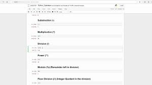 Arithmetic Operators Python Hanson 3 Arithmetic Deep Learning Machine Learning