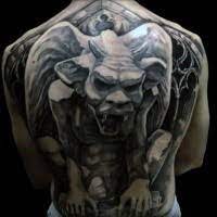 Stonework and gothic architecture inspire some beautiful tattoos. Gargoyle Tattoos Tattooimages Biz
