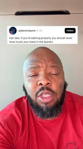 If you're bathing properly you should NEVER have to wash your towel.