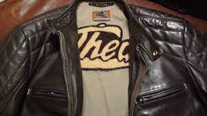 Pin En Thedi Leathers Cafe Racer Jacket