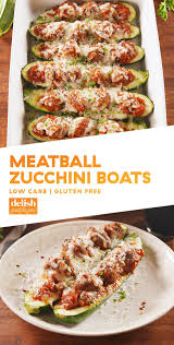 Meatball Zucchini Boats Low Carb Dinner Goals Recipe Zucchini Boat Recipes Recipes Low Carb Dinner