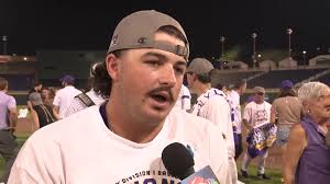 Injured Alex Milazzo reacts to winning national championship