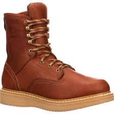 Elastic locking shoelaces flats no tie lazy shoelace quick sneakers shoe laces. Georgia Boot Men S 8 Leather Work Boots With Wedge Sole