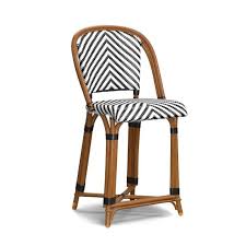 Parisian Bistro Woven Counter Stool In 2020 Woven Bar Stools Parisian Bistro Bistro Chairs