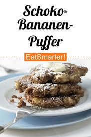 Schoko Bananen Puffer Rezept Rezepte Bananen Essen
