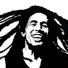 Bob Marley Smiling Black & White Original
