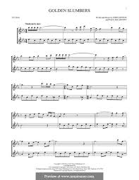 Golden Slumbers The Beatles By J Lennon P Mccartney On Musicaneo