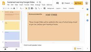 Every google slides presentation is composed of a series of slides. Distance Learning With Google Slides Teacher Tech