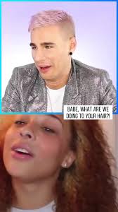 Hairdresser Reacts: This Might Be Hard To Hear 😇 #reels #hairdresser  #hairdo #hairdye #reaction #hairdisaster