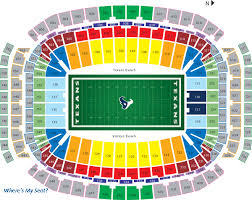 Nrg Stadium Houston Tx Seating Chart View