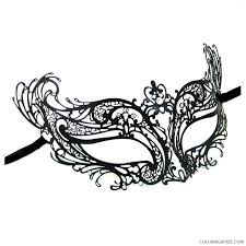 1800 x 1279 file type: Black And White Butterfly Coloring Pages Butterfly Masquerade Mask Stunning Printable Coloring4free Coloring4free Com