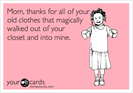 Image result for images of shopping your own closet