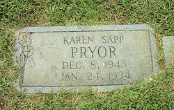 Karen Sapp Pryor (1943-1994)