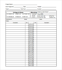 Circuit panel directory template copyright notice: Electrical Panel Schedule Template Excel Printable Schedule Template