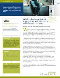 We did not find results for: Whirlpool Spins Optimized Supply Chain With Help From Manhattan